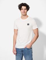 T-Shirt - Aufnäher - weiß