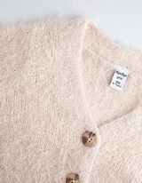 Vest - Met pailletjes - beige