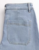 Caprihose - Regular Waist - Hellblau