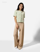 Hose - Elastischer Bund - beige