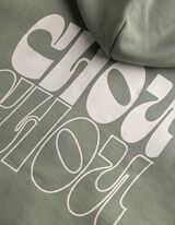 Sweatjacke - Print - grün