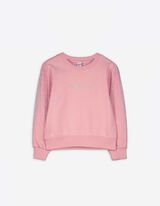 Sweatshirt - Borduursels - roze
