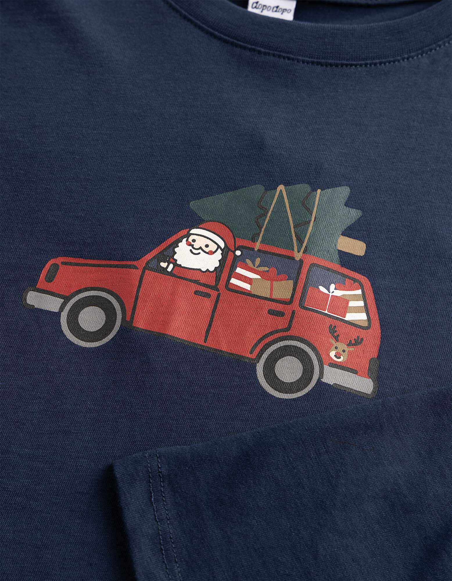 Langarmshirt - Christmas - Dunkelblau