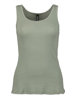 Damen Top mit Rippenstruktur