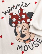 Sweatshirt - Minnie Mouse - Off-White