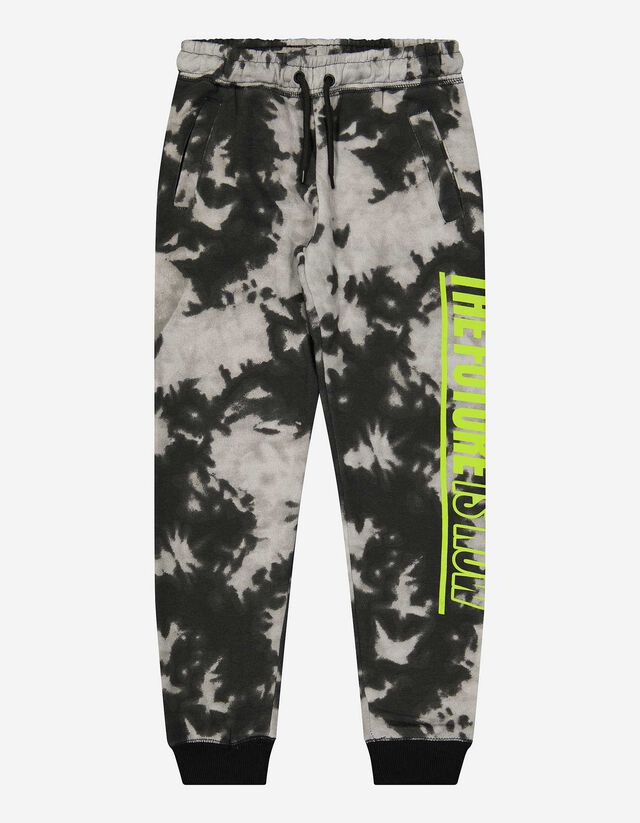 Hlače za jogging - Print s porukom - svijetlo siva