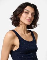 Top - Ziersteine - dunkelblau