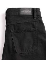 Jeansshorts - Destroyed - schwarz