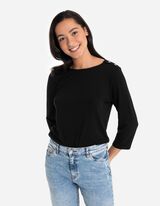 Langarmshirt - Zierkn&ouml;pfe