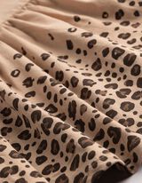 Kleid - Print - Braun