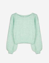 Strickpullover - Puffärmel