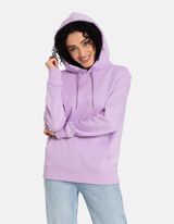 Džemperis - Didelė priekinė kišenė - violetine