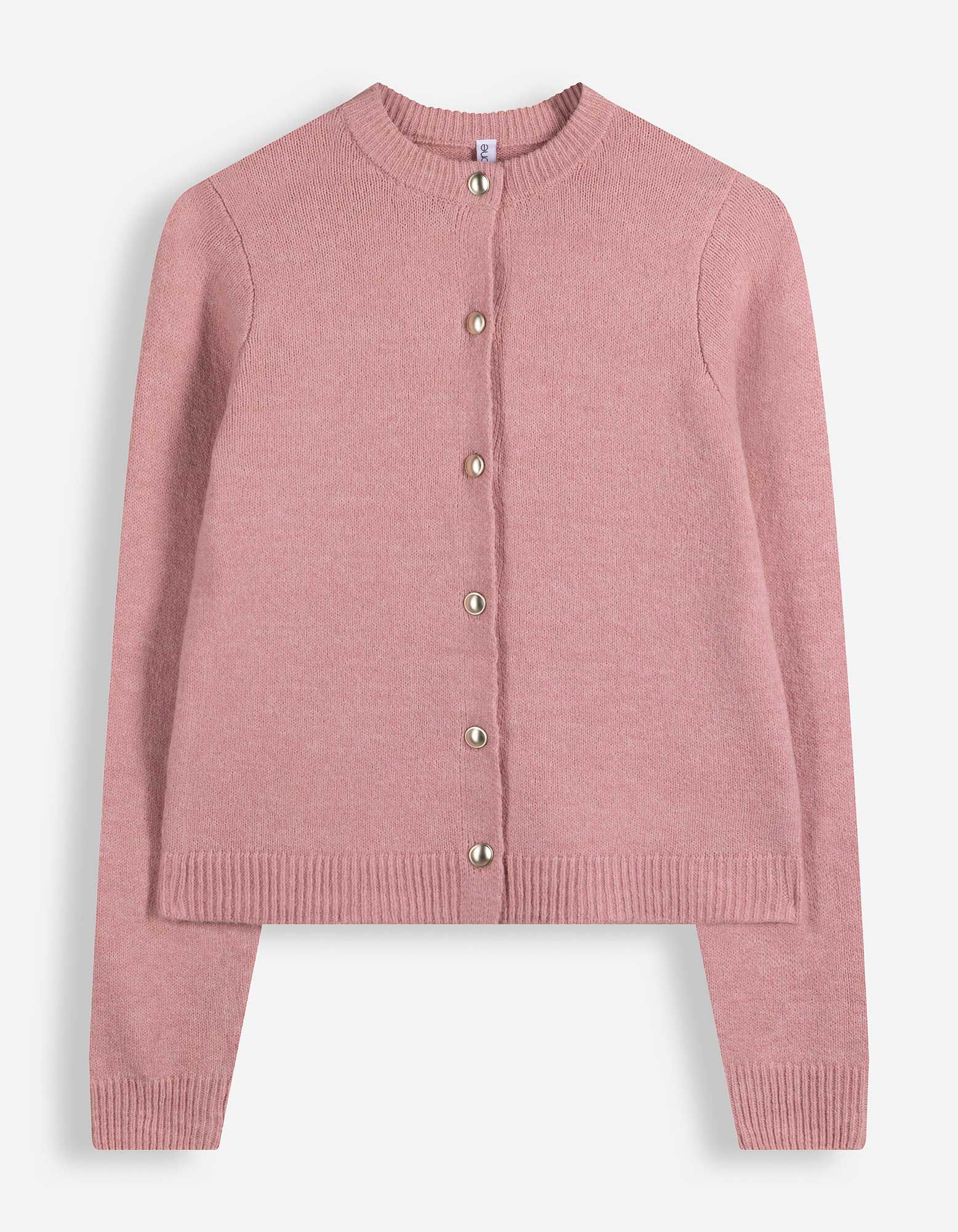 Cardigan - Knopfleiste - Rosa