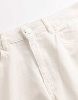 Hose - Flared Fit - wei&szlig;