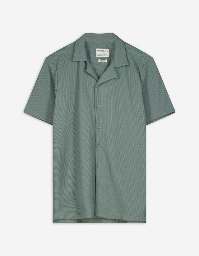 Poloshirt - einfarbig - grün