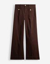 Jeans - Wide Fit - Dunkelbraun