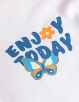 Felpa con cappuccio - Oversized Fit - bianco