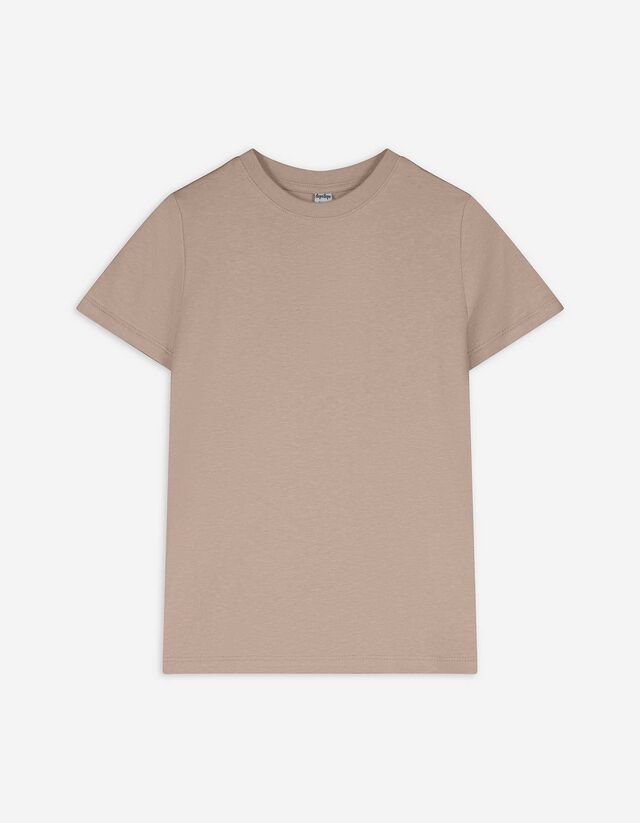 T-Shirt - einfarbig - hellbraun