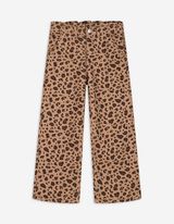 Hose - Weites Bein - beige