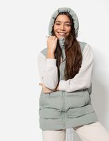 Tepitud vest - n&ouml;&ouml;rkinnitus - roheline