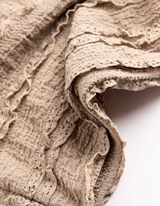 T-shirt de court - raccourci - beige
