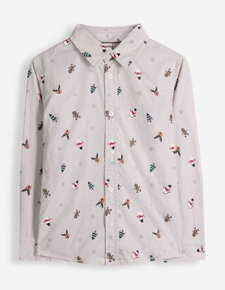 Hemd - Christmas - Beige