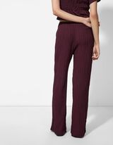 Bő nadrág - Viszkózkeverék - sotetlila