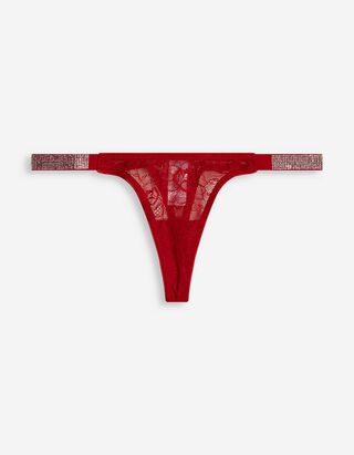 String - Ziersteine - rot