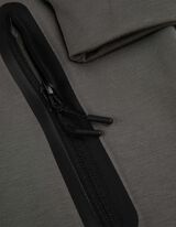 Tepláková bunda - Kapucňa - seda