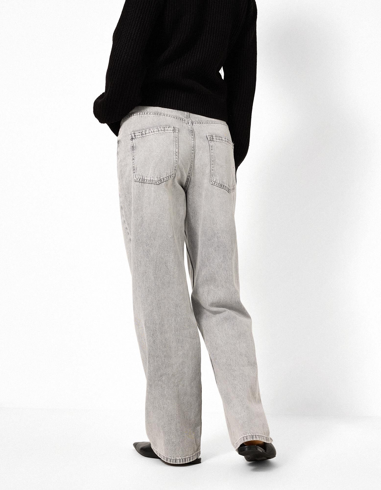 Jeans - Straight fit - grijs