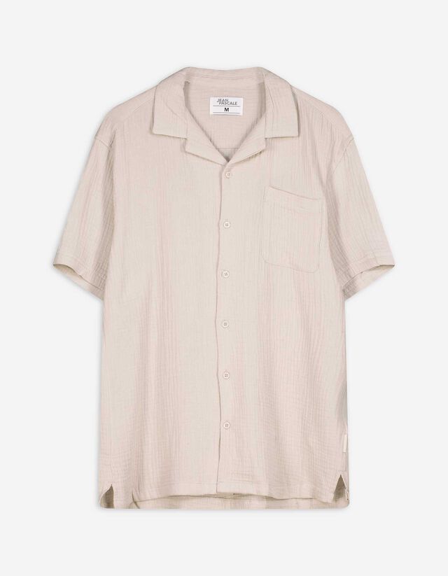 Hemd - Musselin - beige
