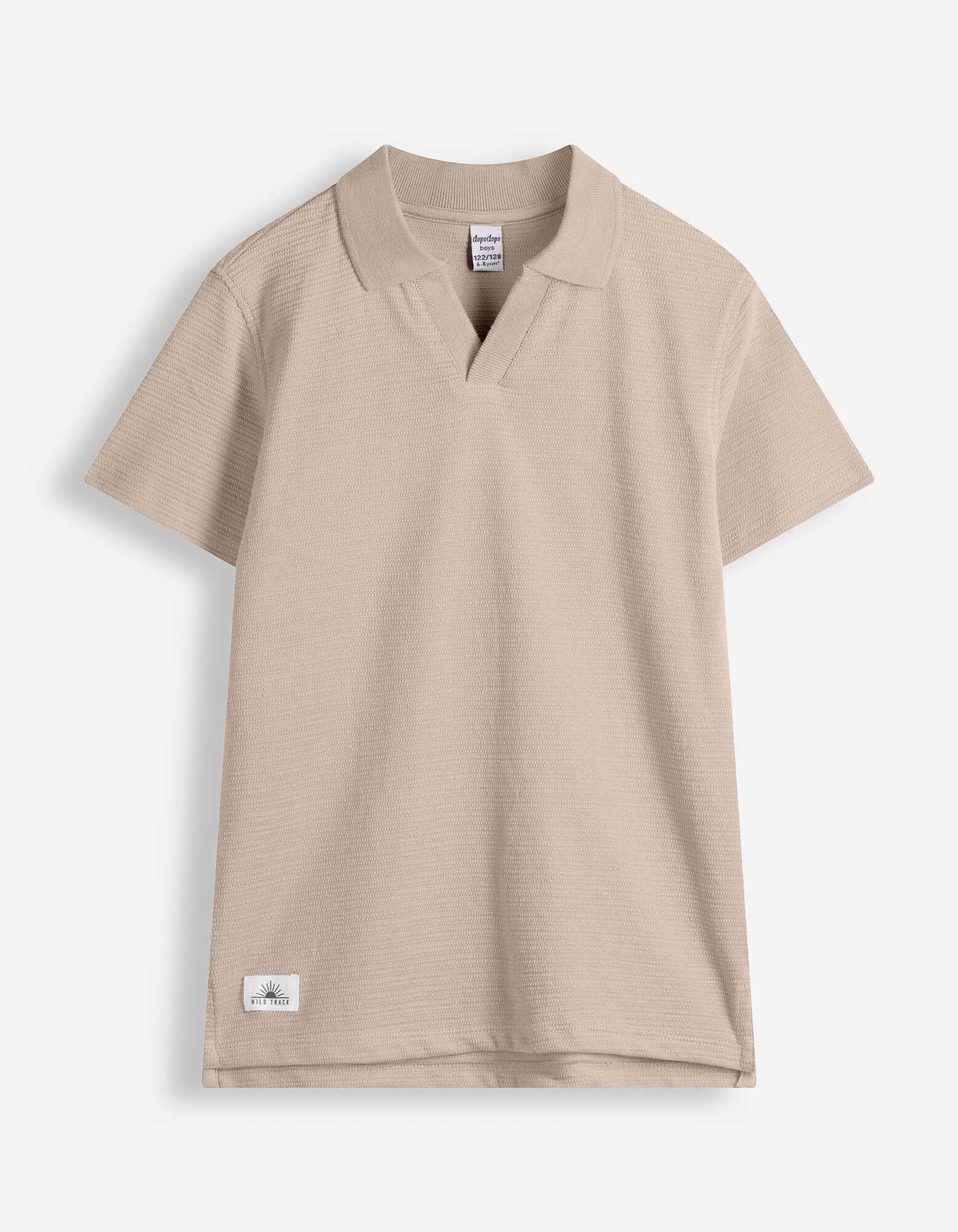 Polo - Col polo - beige