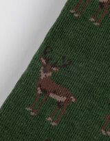 Socken - Allover-Muster - dunkelgrün