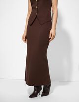 Rock - Slim Fit - dunkelbraun