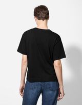 Majica kratkih rukava - Prednja štampa - crno