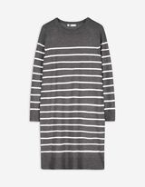 Strickkleid - LENZING™ ECOVERO™ - dunkelgrau