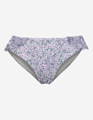 Slip de bikini - Volants - Lilas
