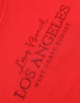 T-shirt - Ricami - rosso