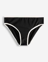 Set aus Bikinitop und Bikinislip - Elastischer Bund - schwarz