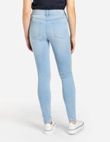 Jegging - Waseffecten - lichtblauw