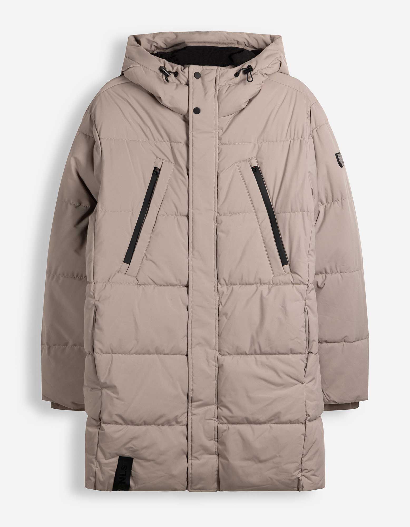 Steppjacke - Wasserabweisend - Taupe