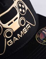 Basecap - Wandleuchte - schwarz