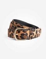 Cintura - Motivo leopardato - marrone chiaro