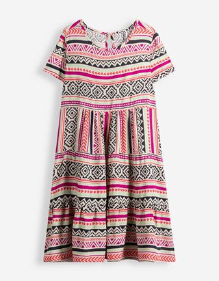 Kleid - Soft-Touch - Beige