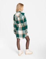 Vestito da camicia - Taschina sul petto - verde scuro