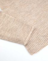 Pleteni pulover - V-izrez - bez