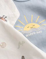 Body z kr&oacute;tkim rękawem - Pakiet 2 szt.