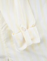 bluzka - kieszeń na piersi - jasny zolty