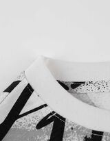 Mar&scaron;kinėliai - &bdquo;Oversized&ldquo; stiliaus - baltas