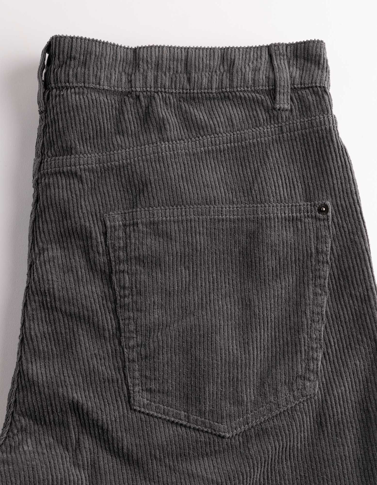 Cordhose - Cord - Dunkelgrau